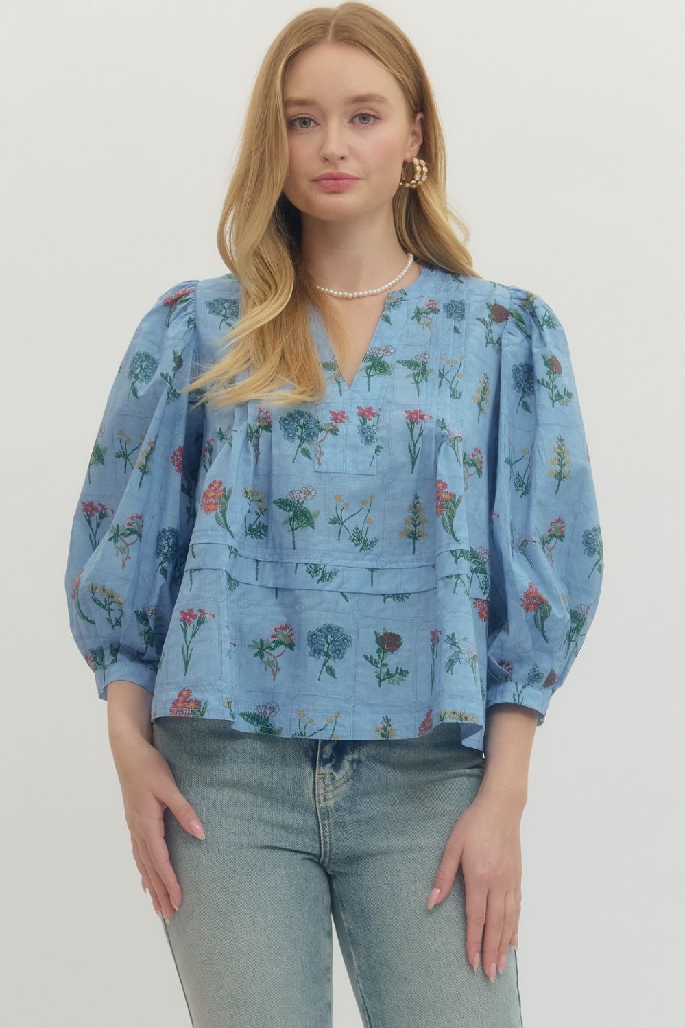 Claire Floral Blouse