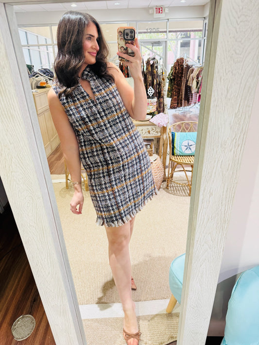 Autumn Tweed Dress THML