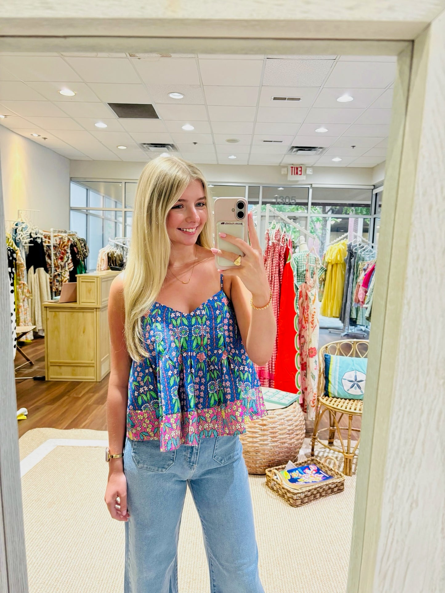 Josie Floral Top THML