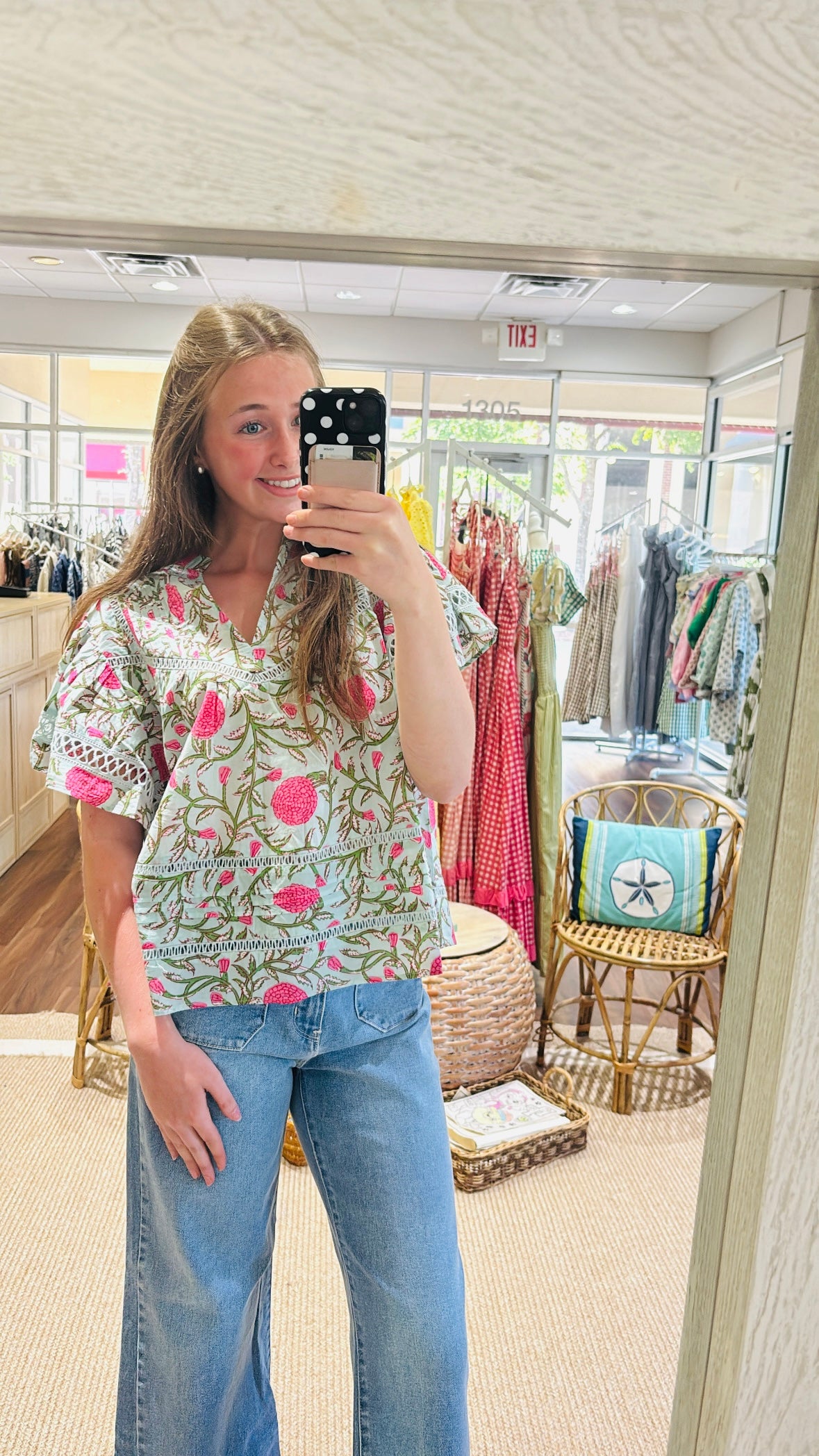 Folly Flutter Top THML