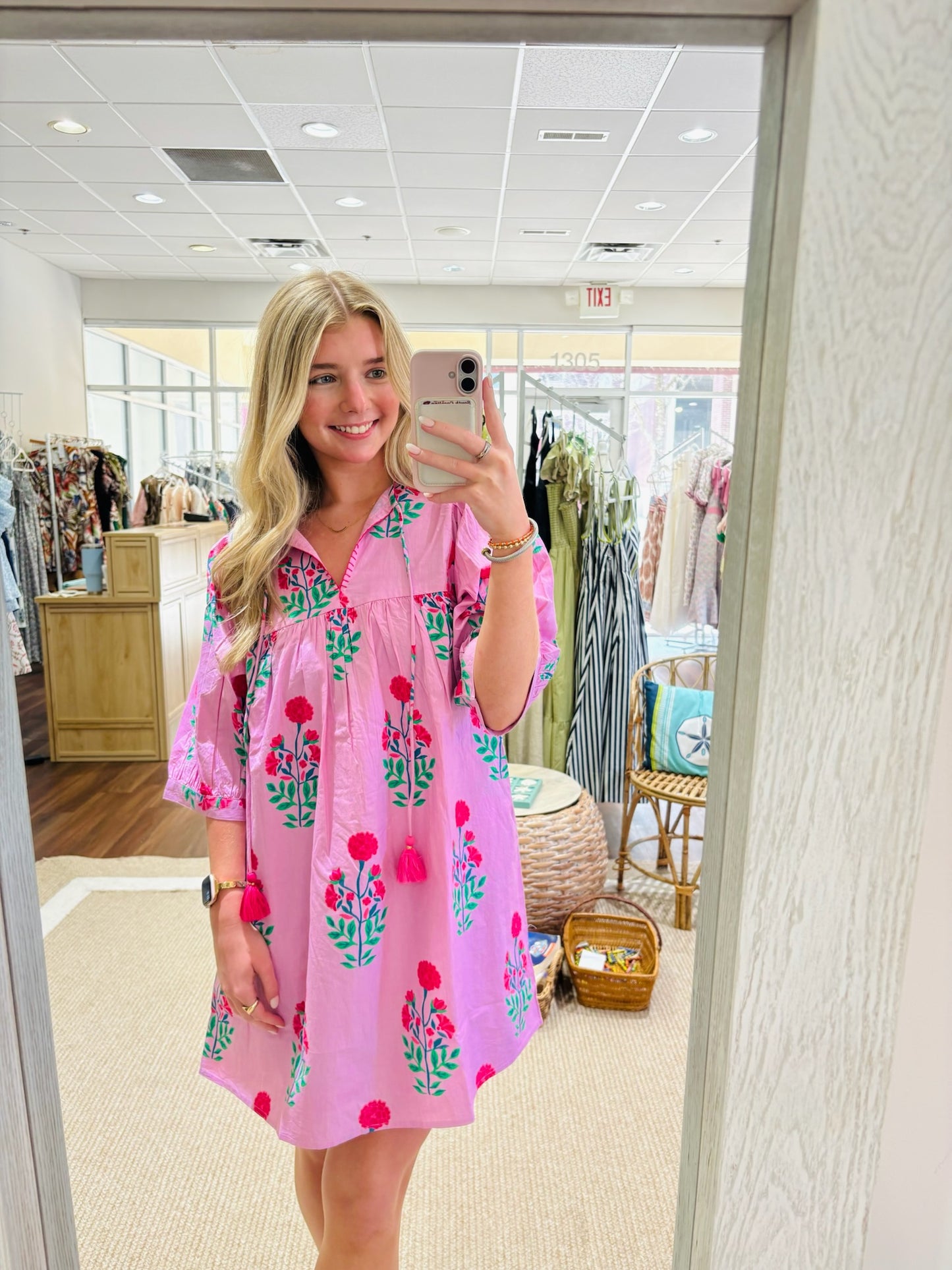 Blushing Blooms Dress THML