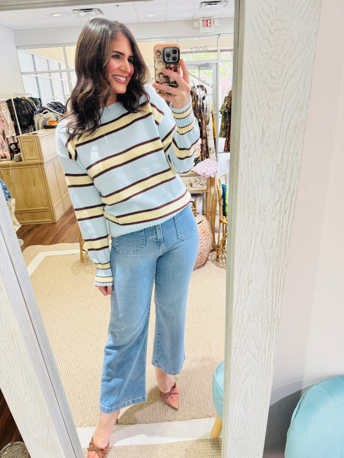Mint Yellow Cocoa Sweater