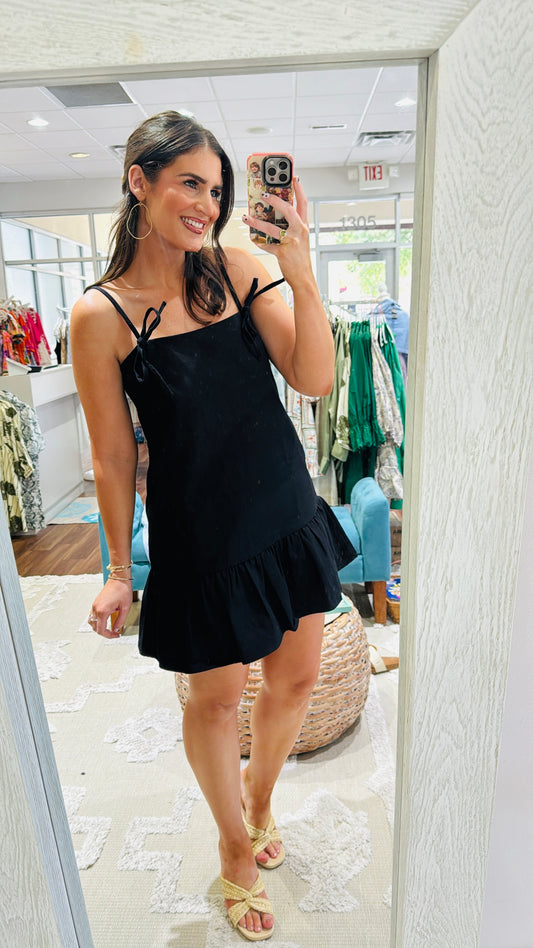 Little Black Bow Dress