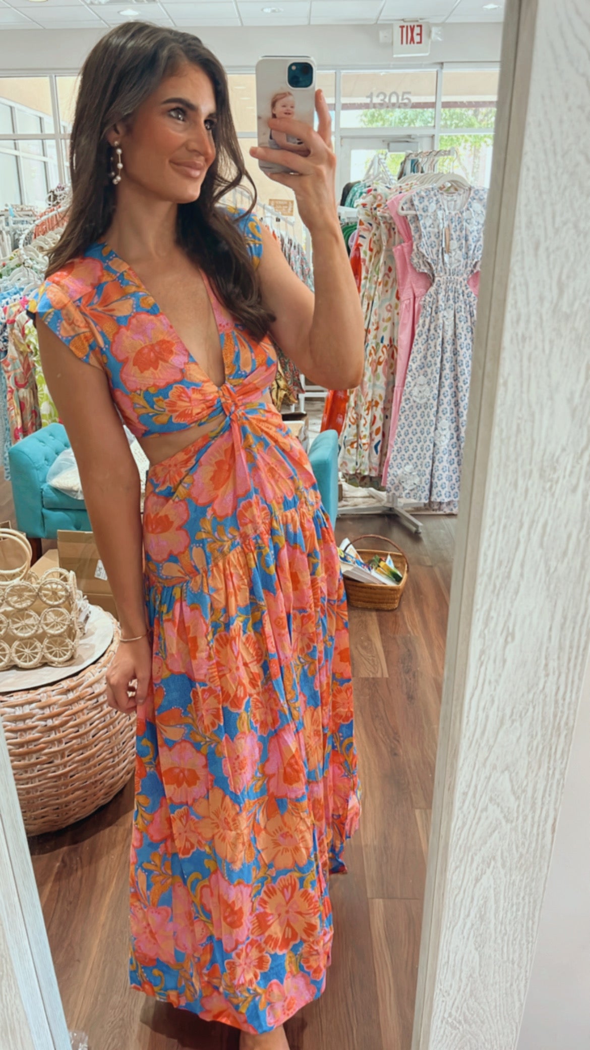 Maldives Cut Out Maxi