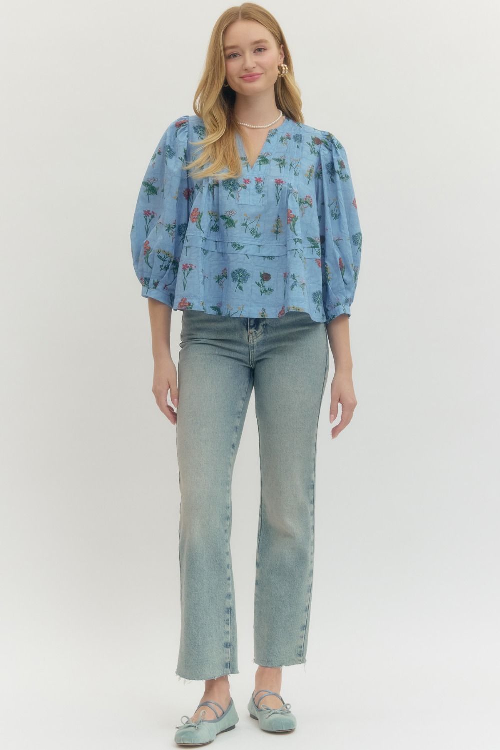 Claire Floral Blouse