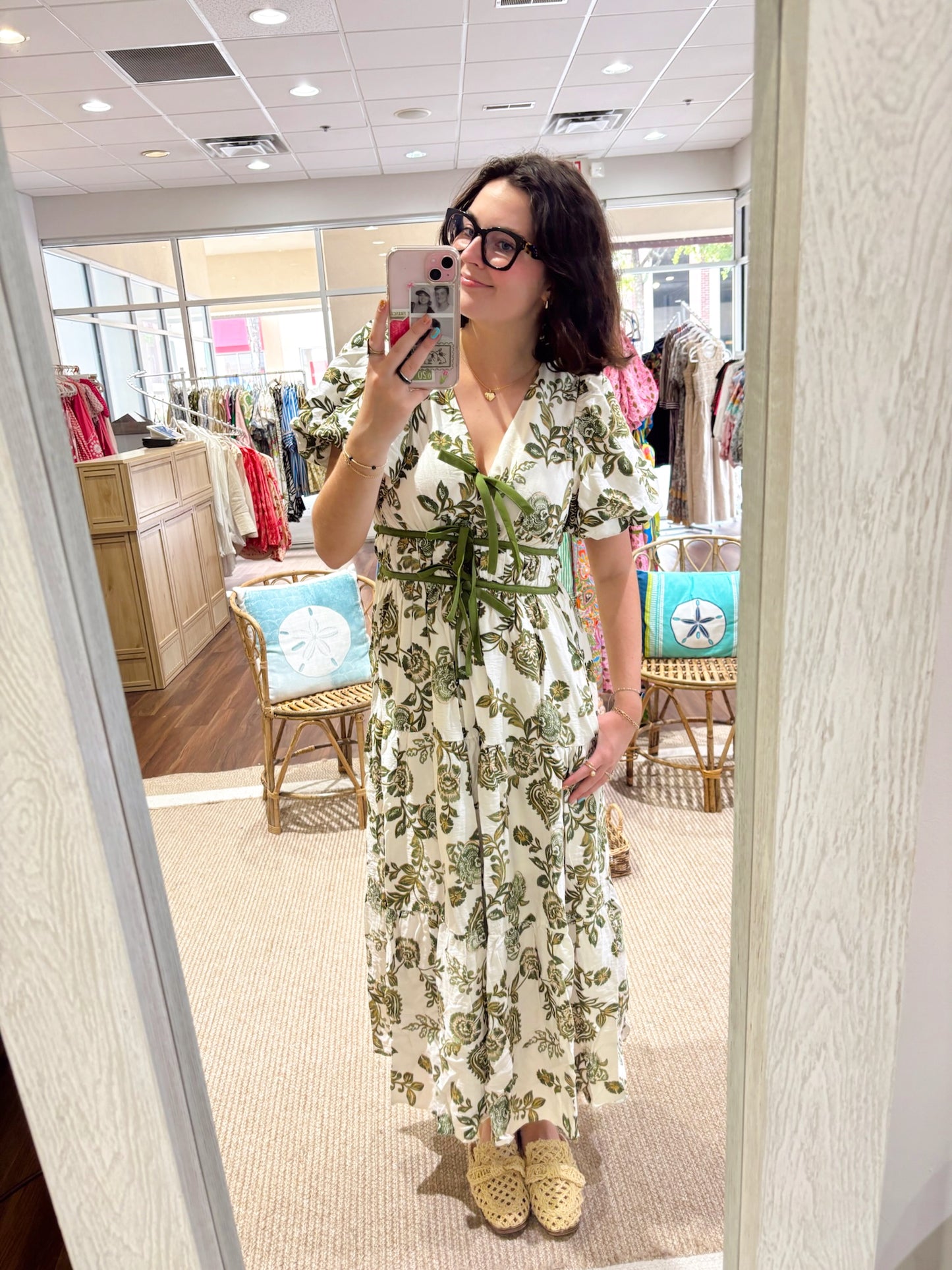 Olive Fields Midi Dress Entro