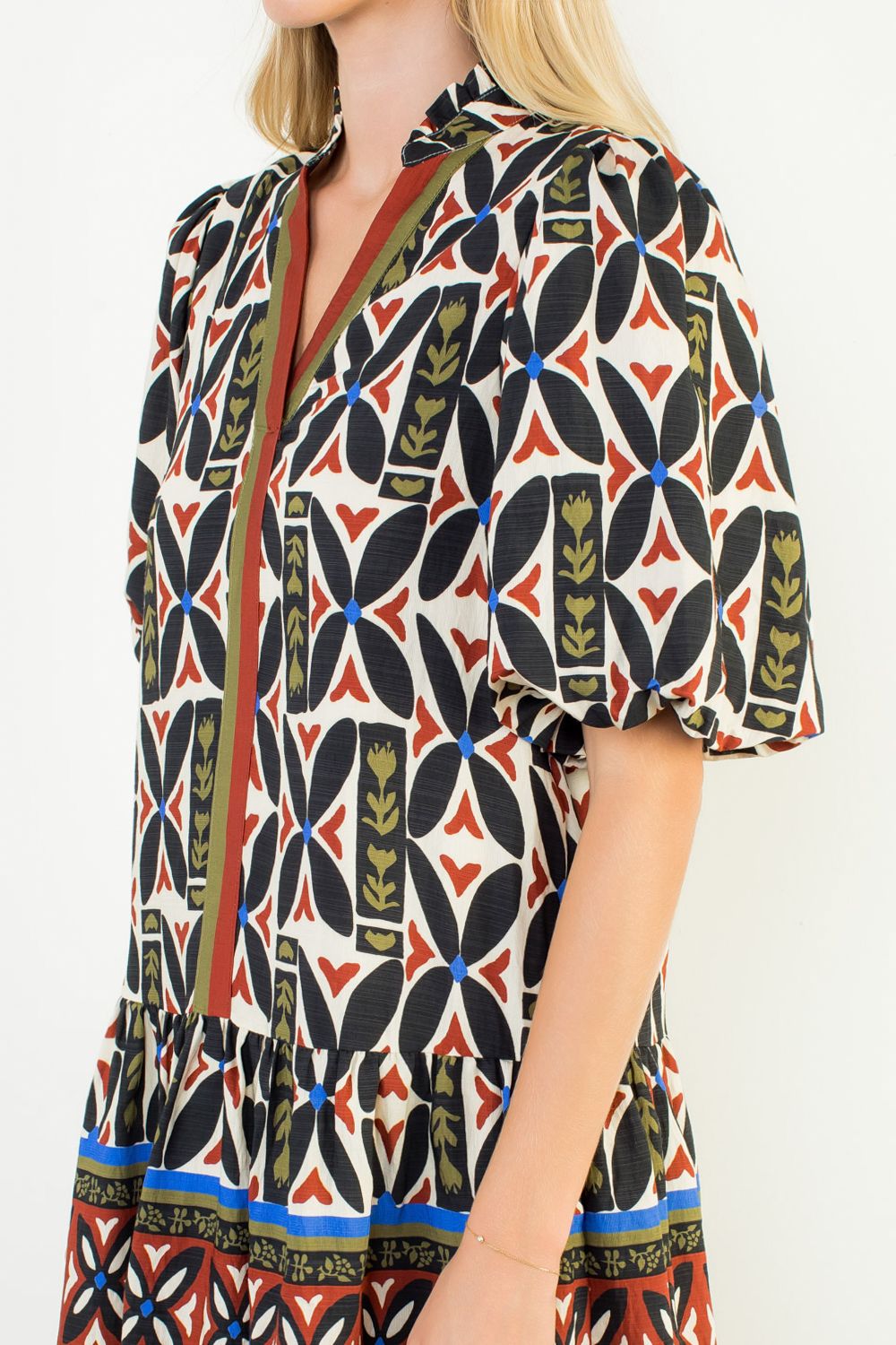 Gracie Puff Sleeve Dress THML
