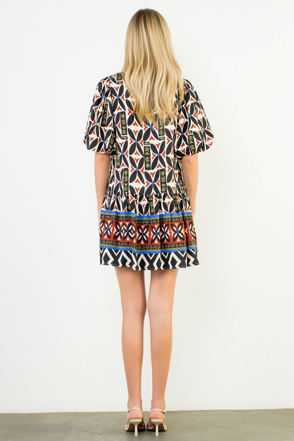 Gracie Puff Sleeve Dress THML