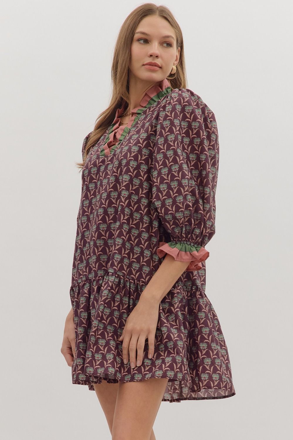 Autumn Flowers Dress ENTRO