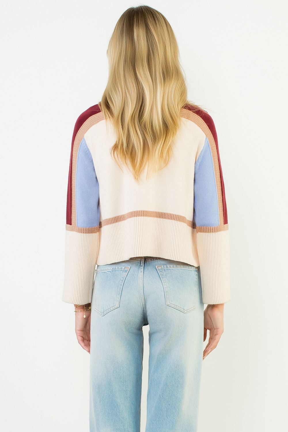 Polly Colorblock Knit Sweater