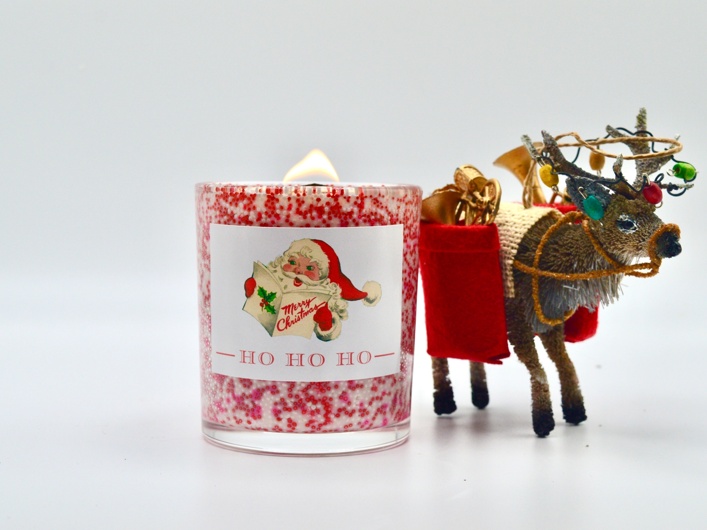 Santa Christmas Candle