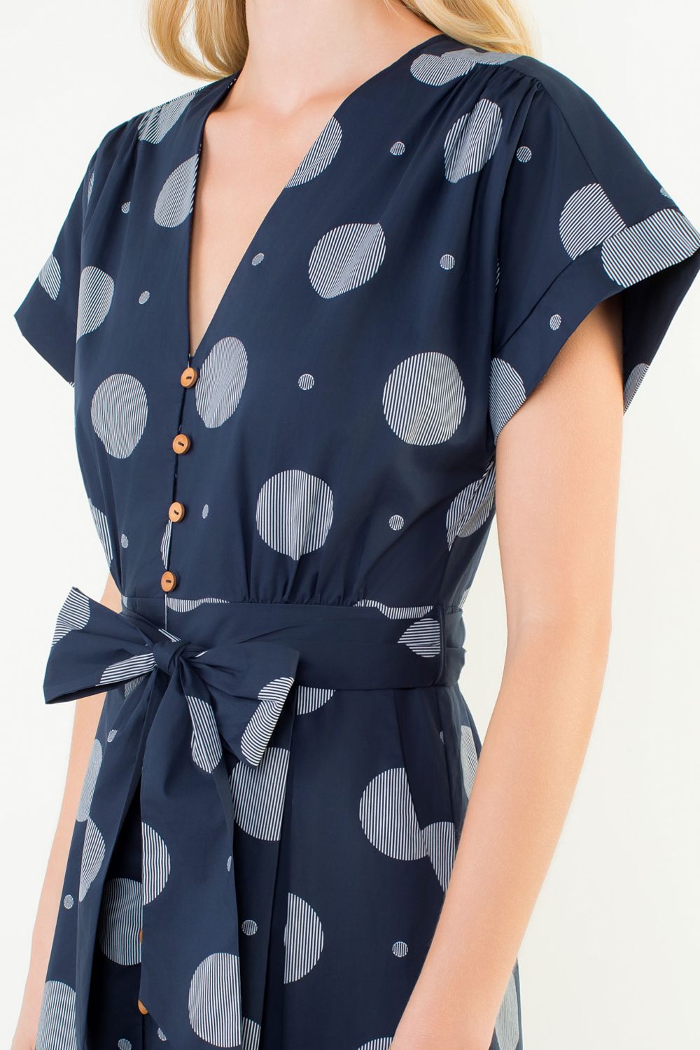 Kayla Polka Dot Patterned Dress
