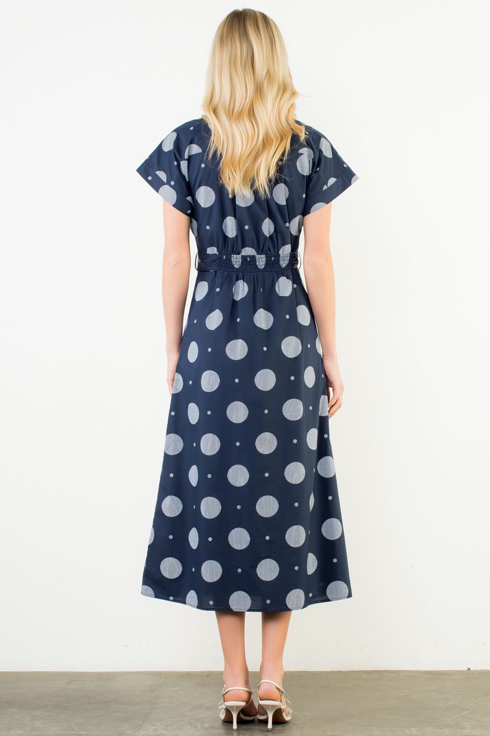 Kayla Polka Dot Patterned Dress