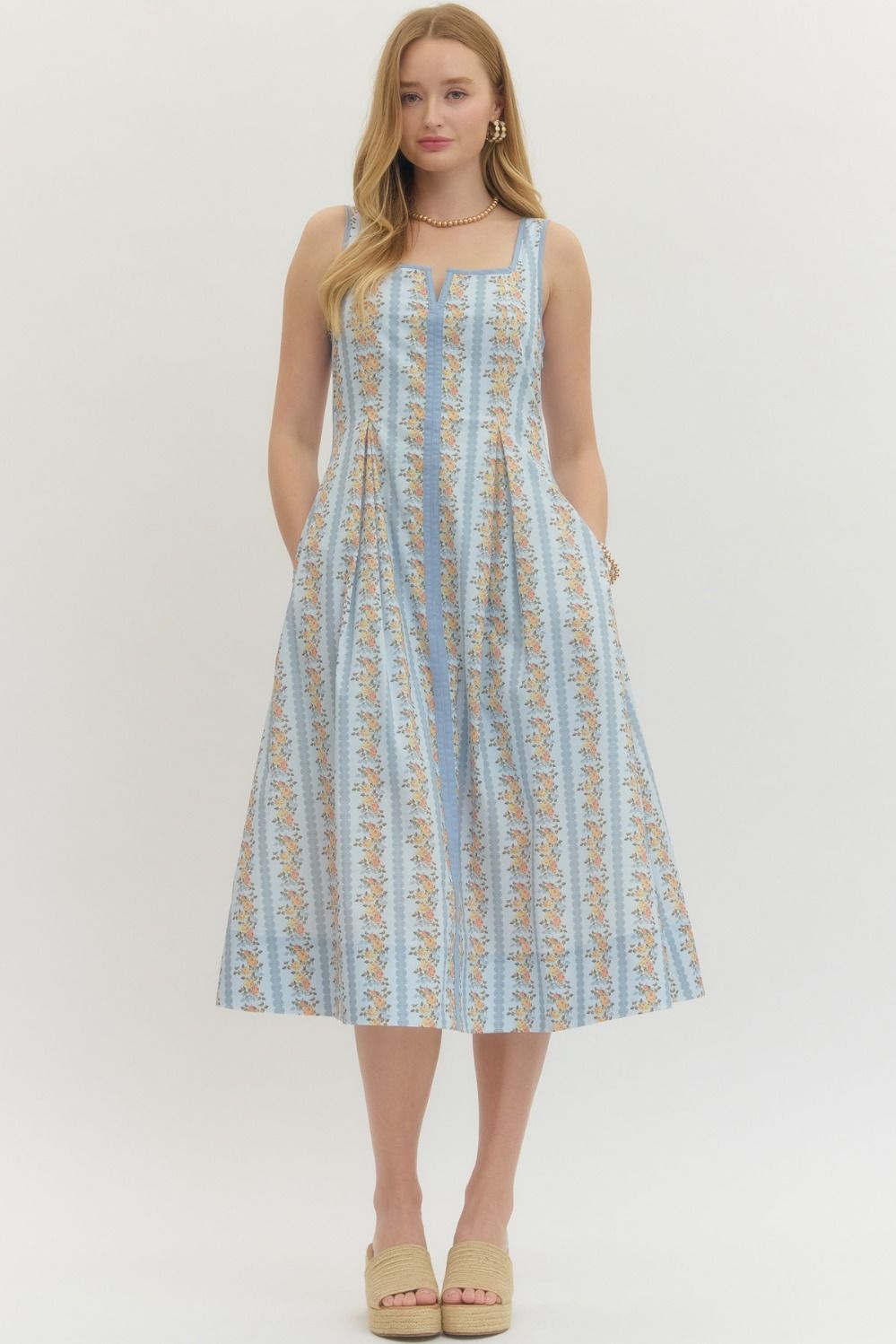 Spring Tea Party Midi Dress