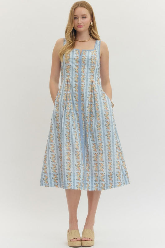 Spring Tea Party Midi Dress