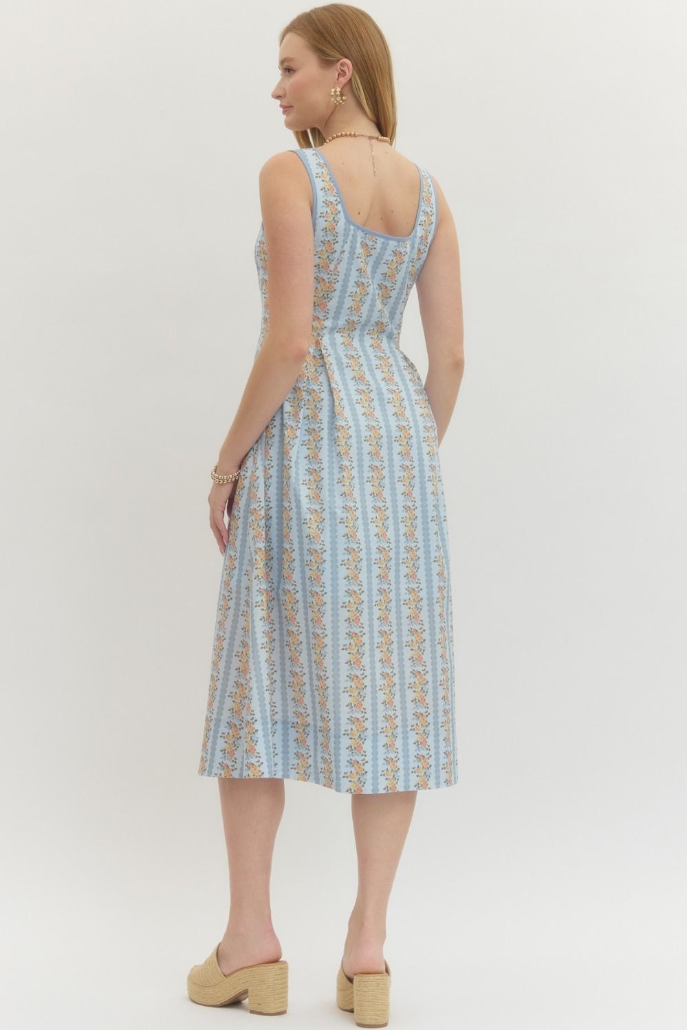 Spring Tea Party Midi Dress