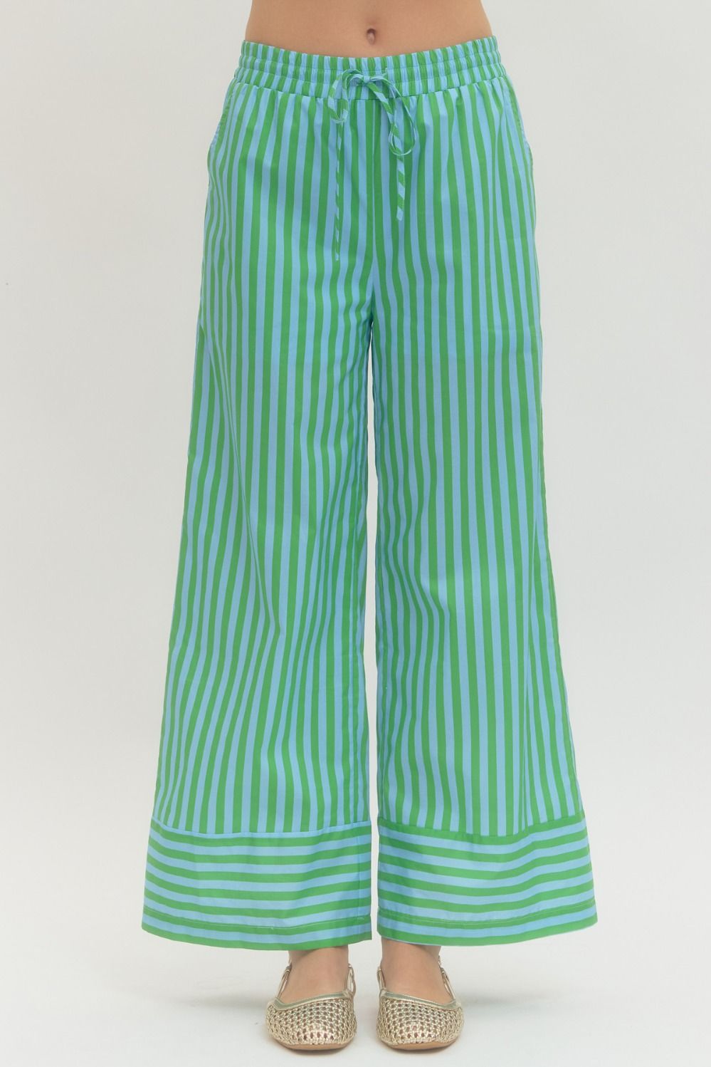 Key Lime Sky Striped Set Bottoms ENTRO