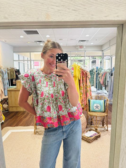 Mint Folly Top THML
