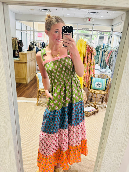 Colorblock Milos Dress THML