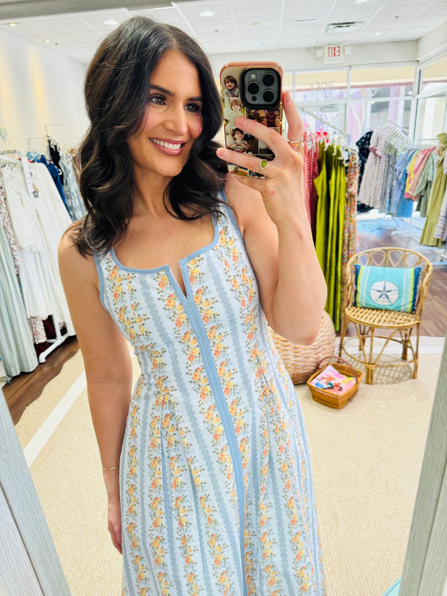 Spring Tea Party Midi Dress