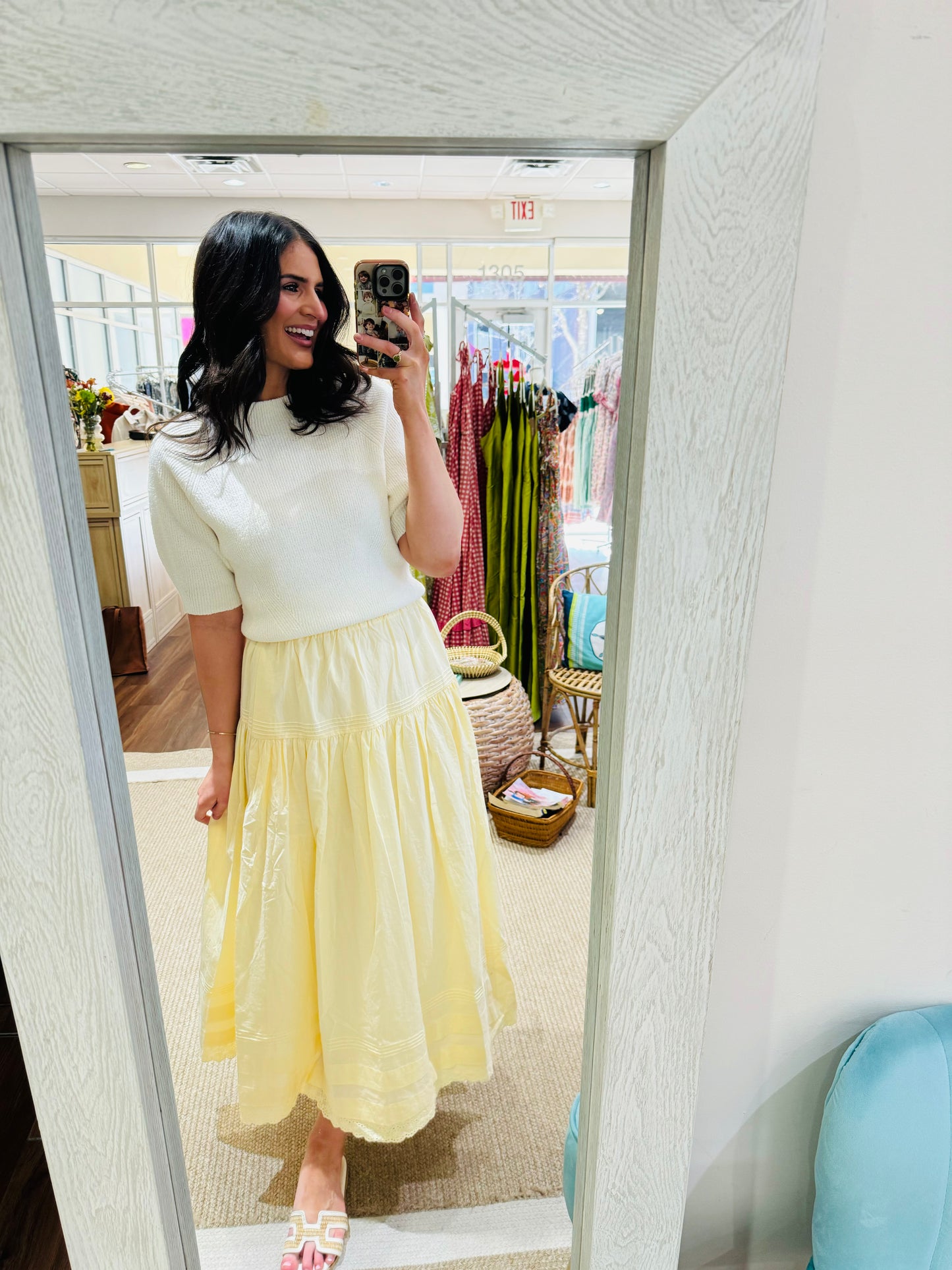 Butter Yellow Skirt