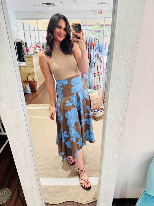 Blue Mocha Skirt