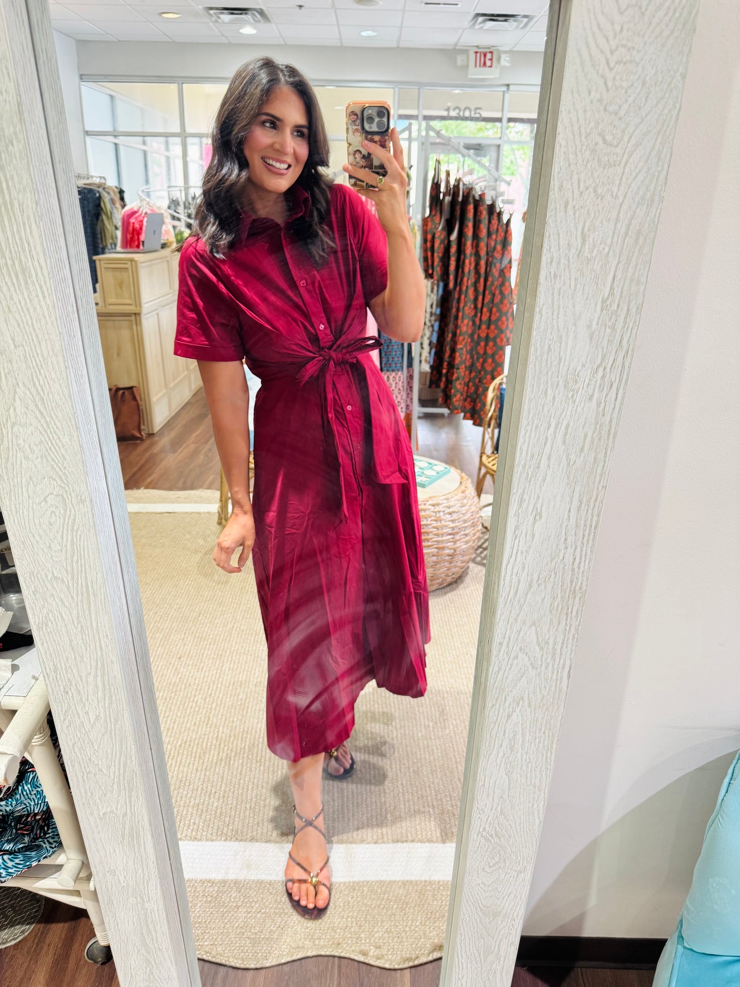 Merlot Bow Dress