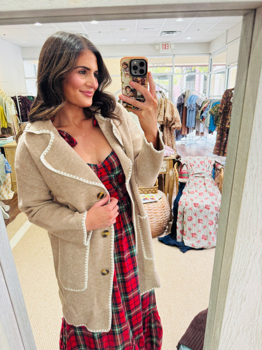 Oatmeal Teddy Jacket