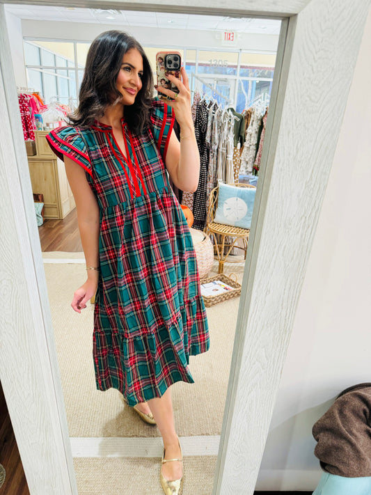 Holiday Plaid Dress