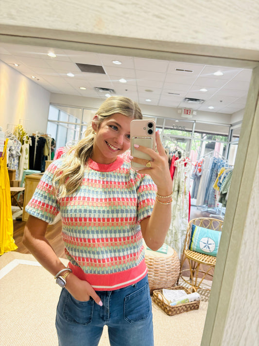 Peach Knit Top THML