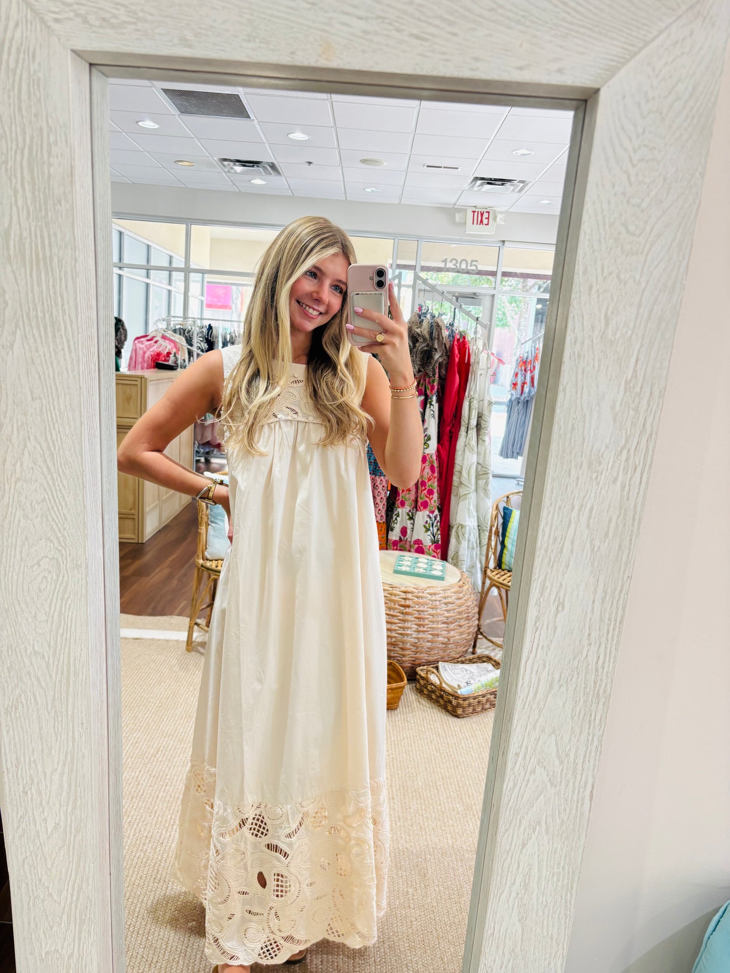 Boho Cream Maxi