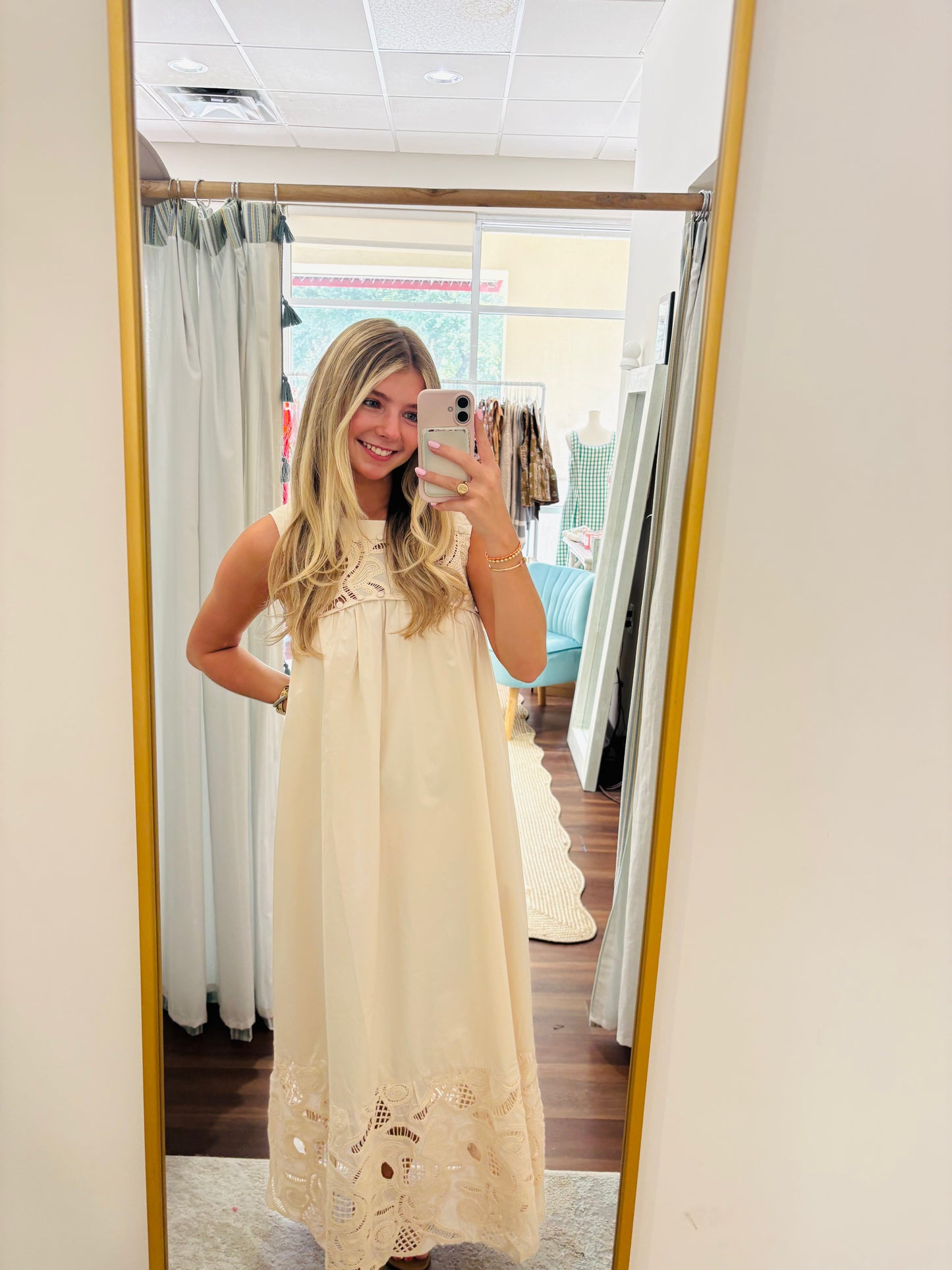 Boho Cream Maxi