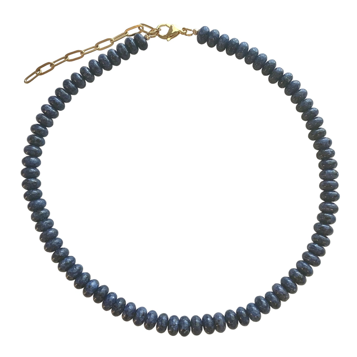 Navy Gemstone Necklace