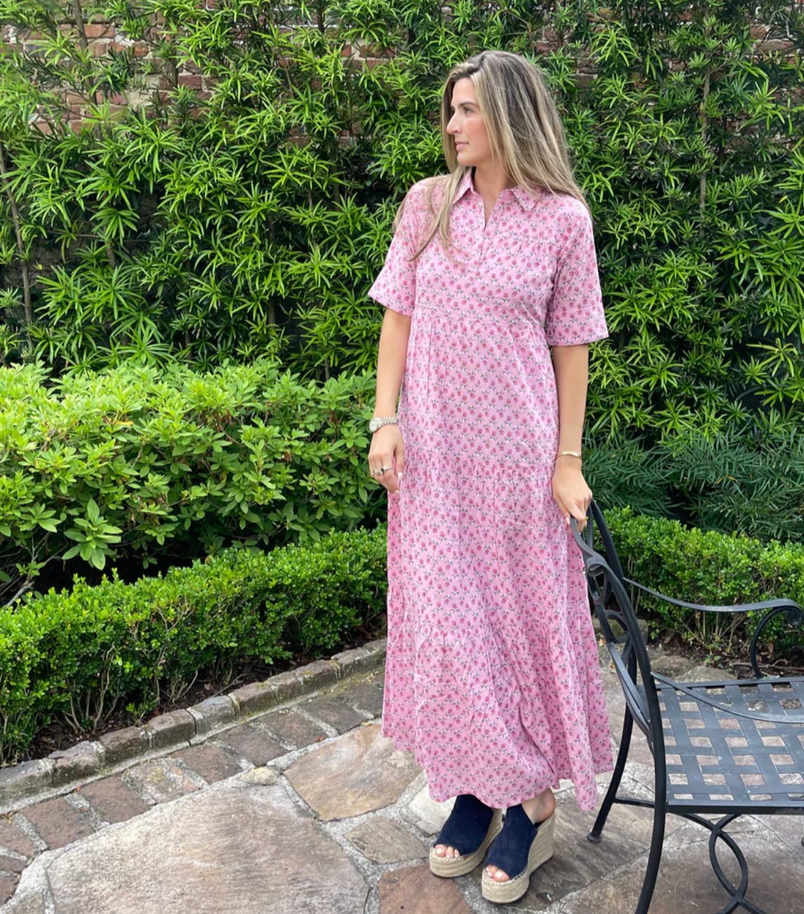 Grace Maxi Dress Pink Petite Fleur