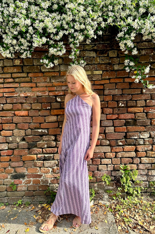 Ruth Maxi Purple Geometric