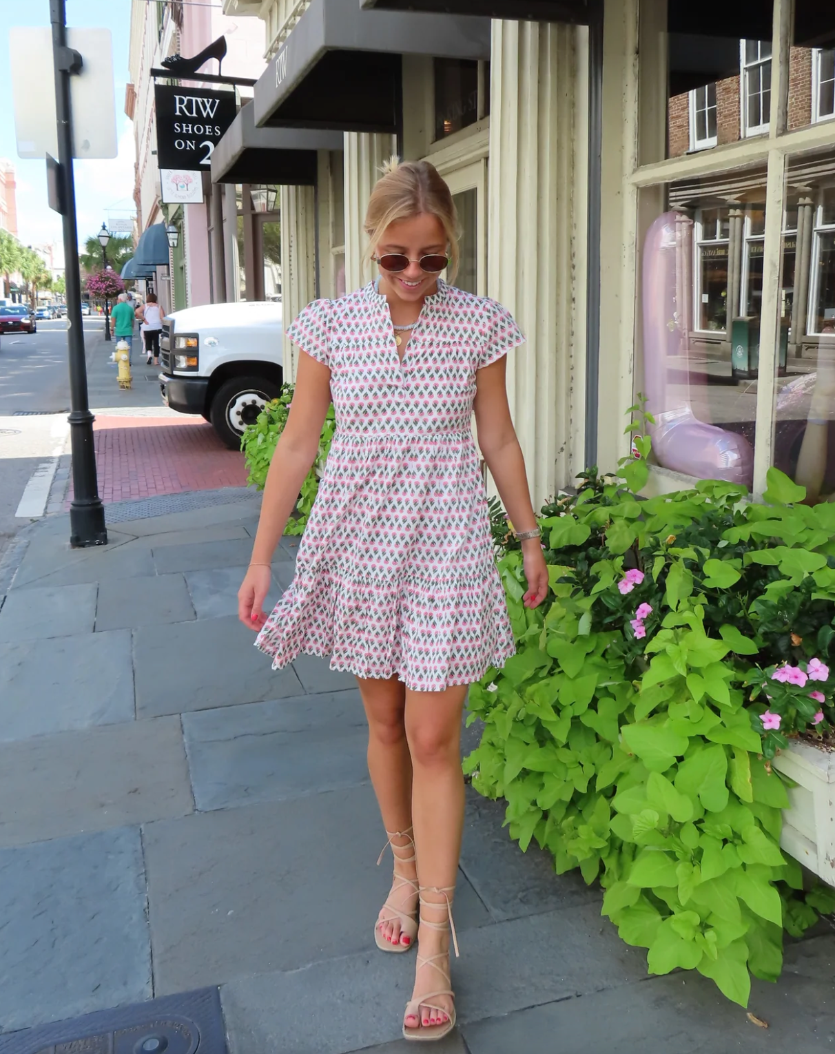 Folly Mini Dress Pink Dandelion