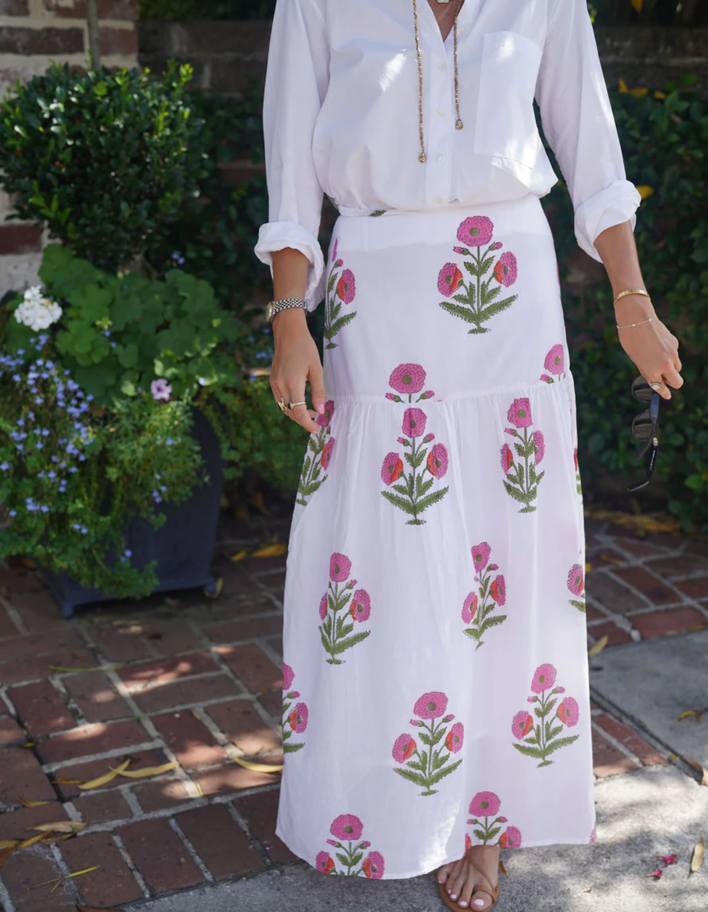 White Milos Beatrice Maxi Skirt