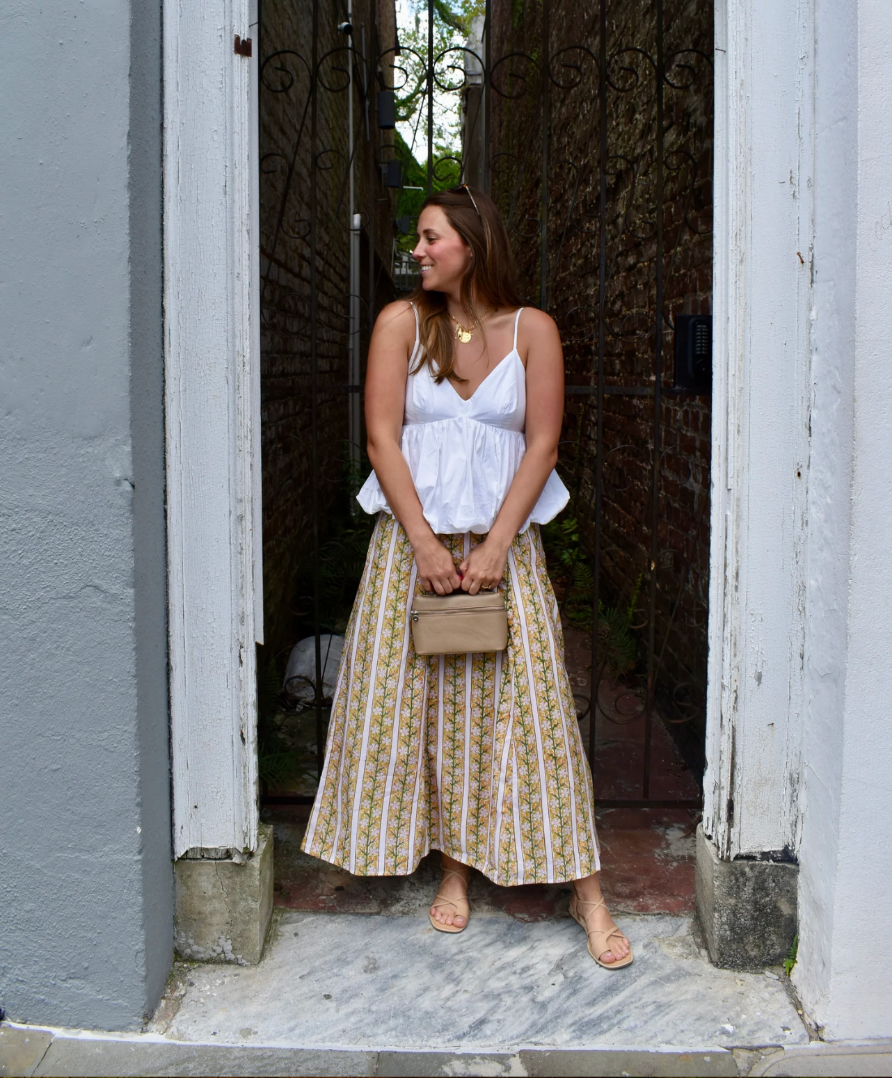 Hanley Skirt Sunflower Stripe