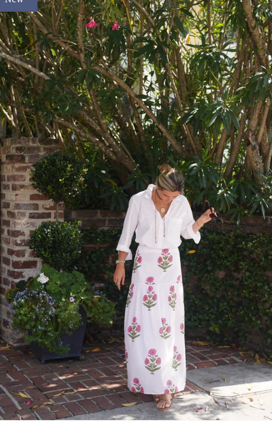 White Milos Beatrice Maxi Skirt