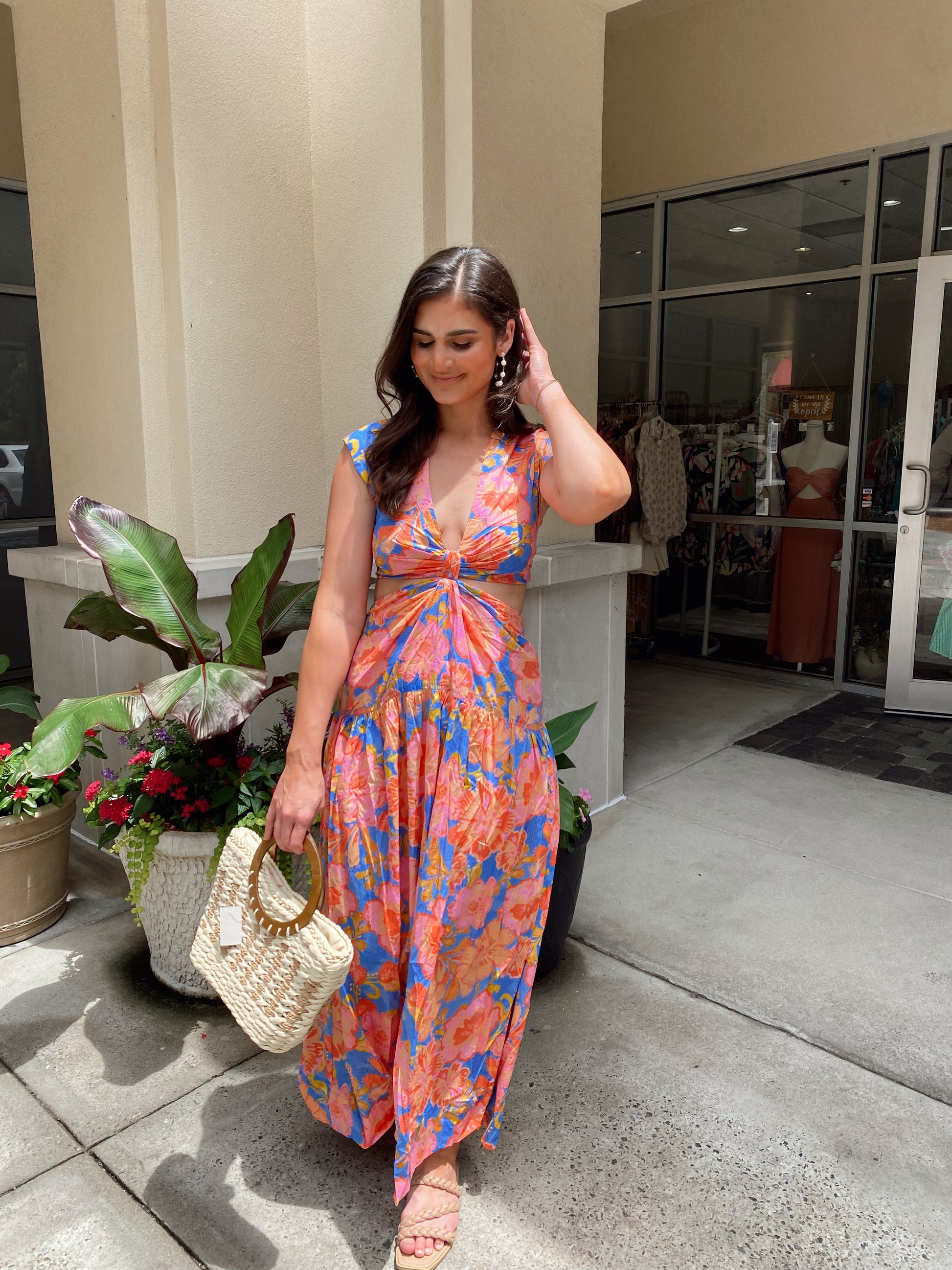 Maldives Cut Out Maxi Sweetgrass and Sand Dollars Boutique Maldives Cut Out Maxi Sweetgrass and Sand Dollars Boutique