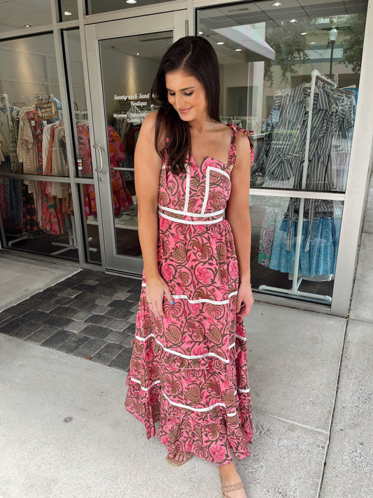 Ella Maxi Pink Floral