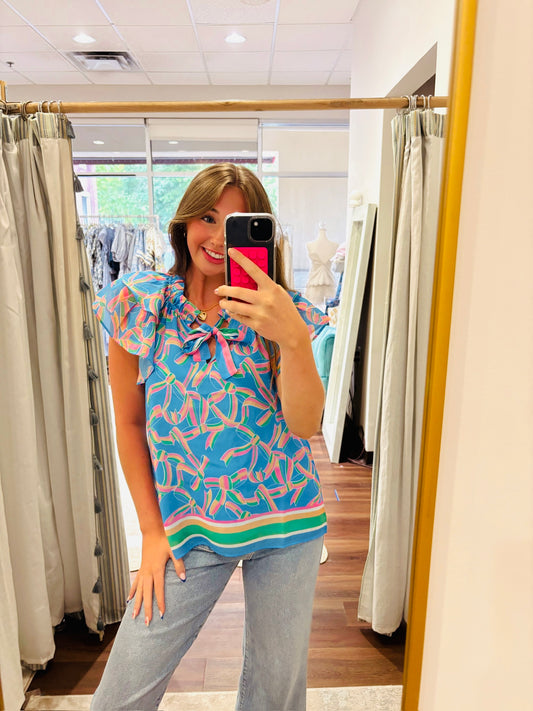 Pastel Palate Top Jade