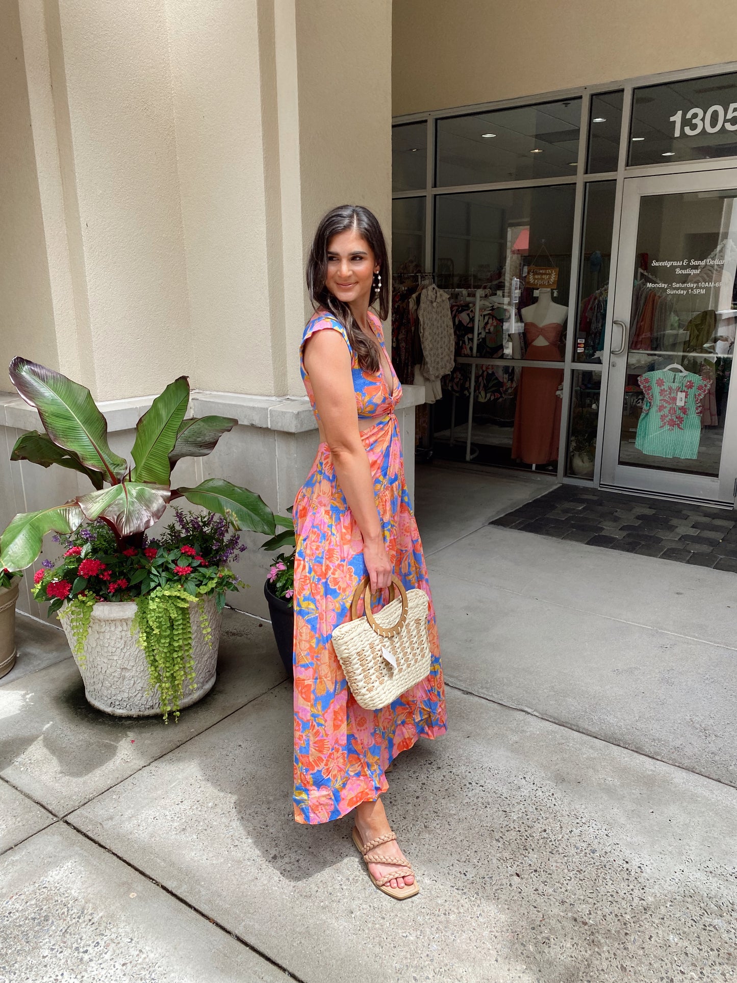 Maldives Cut Out Maxi