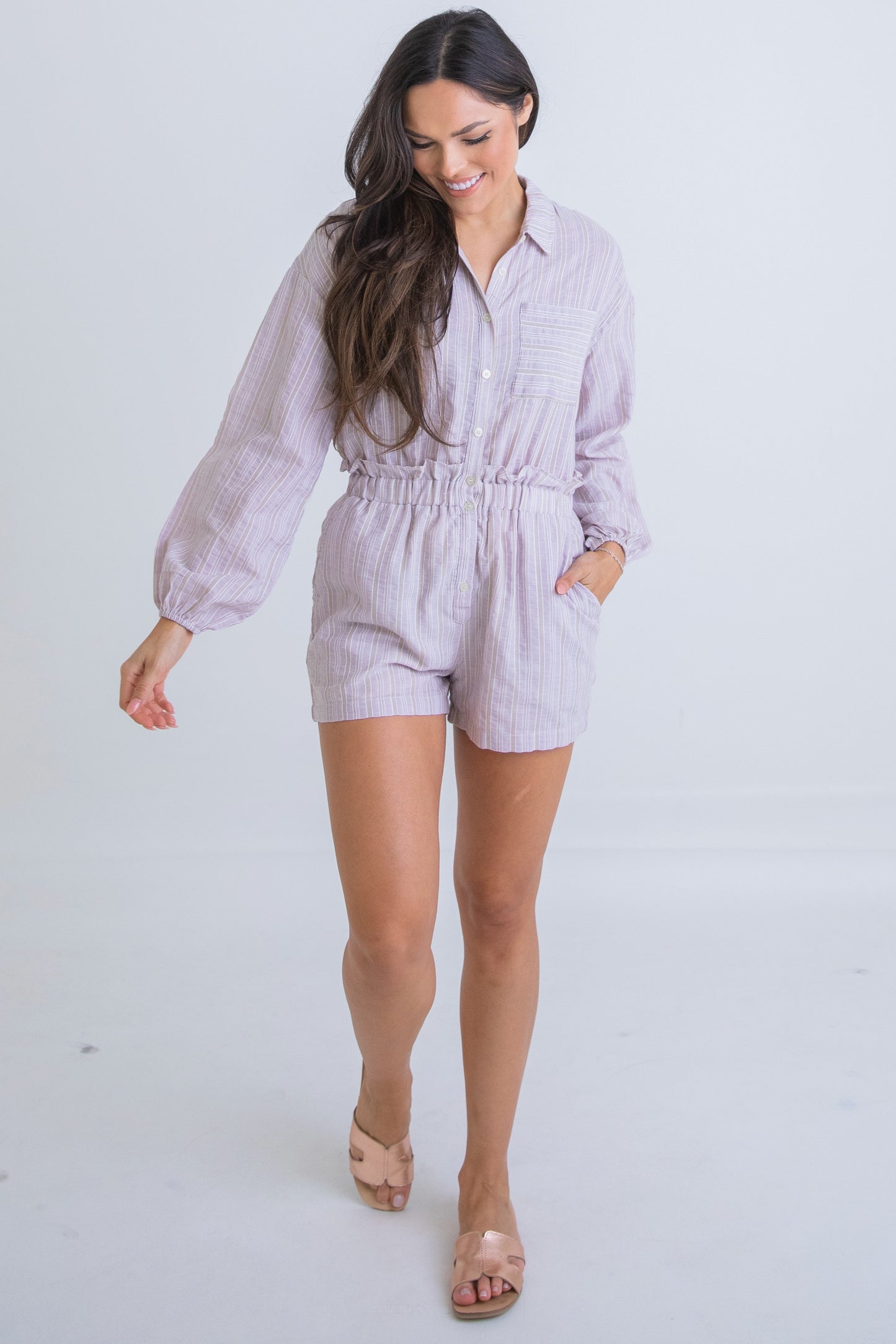 Resort Romper Lavender