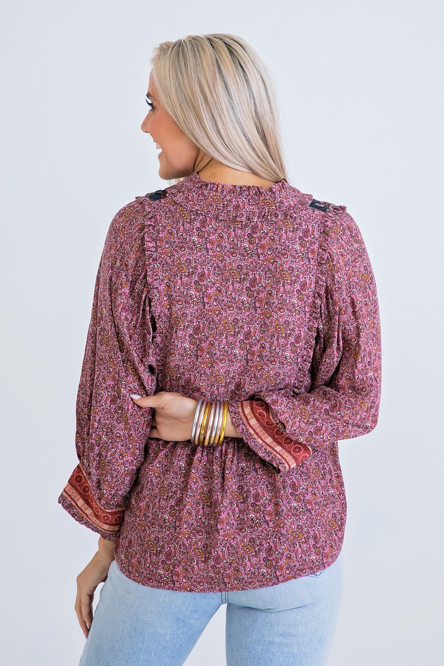 Mulberry Paisley Top