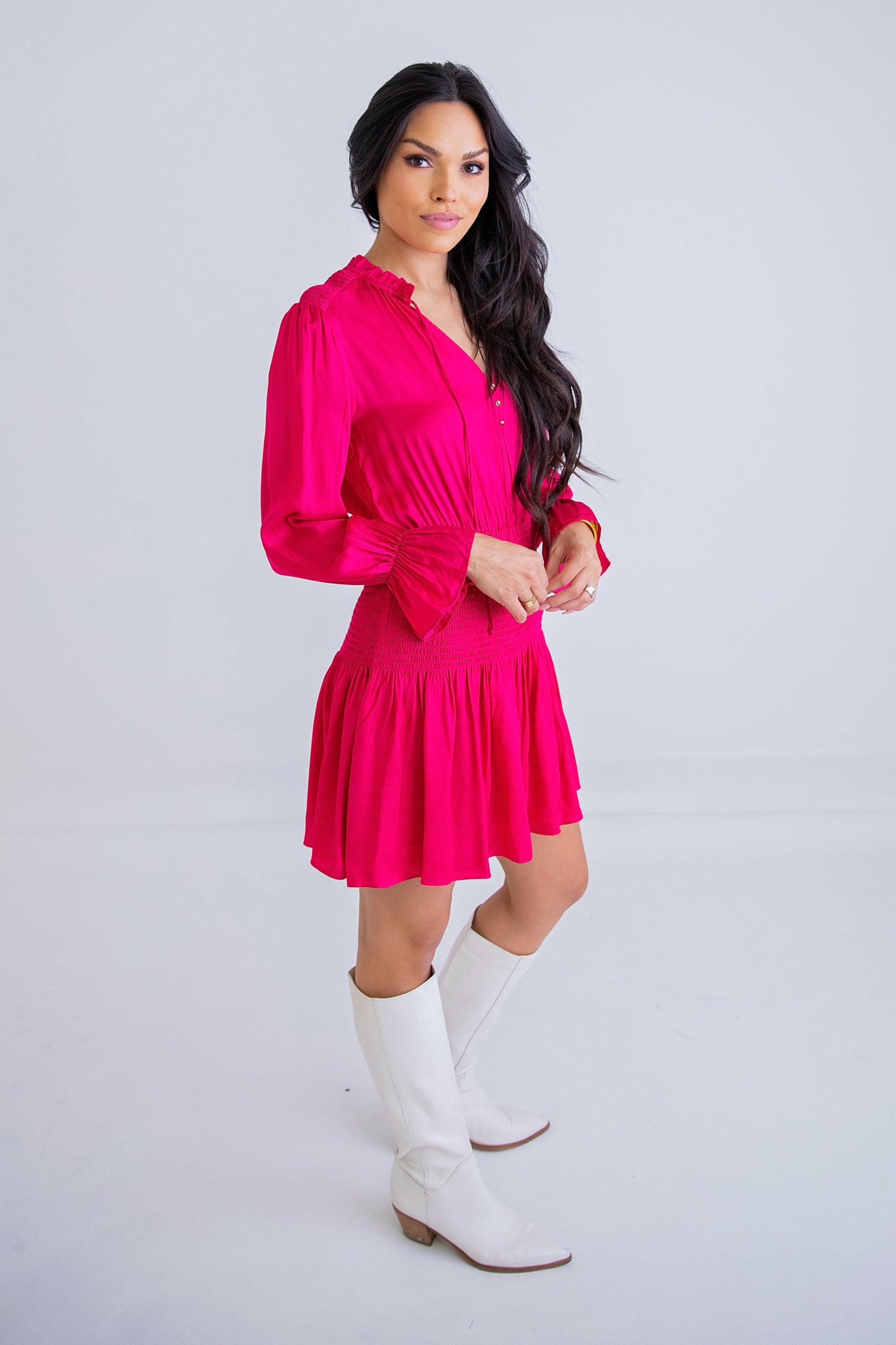 Merry Magenta Dress