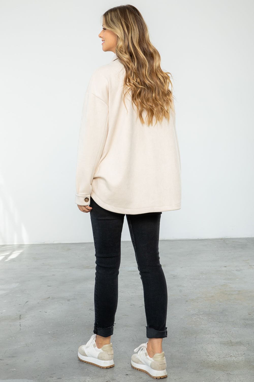 Neutral Perfection Suede Shacket