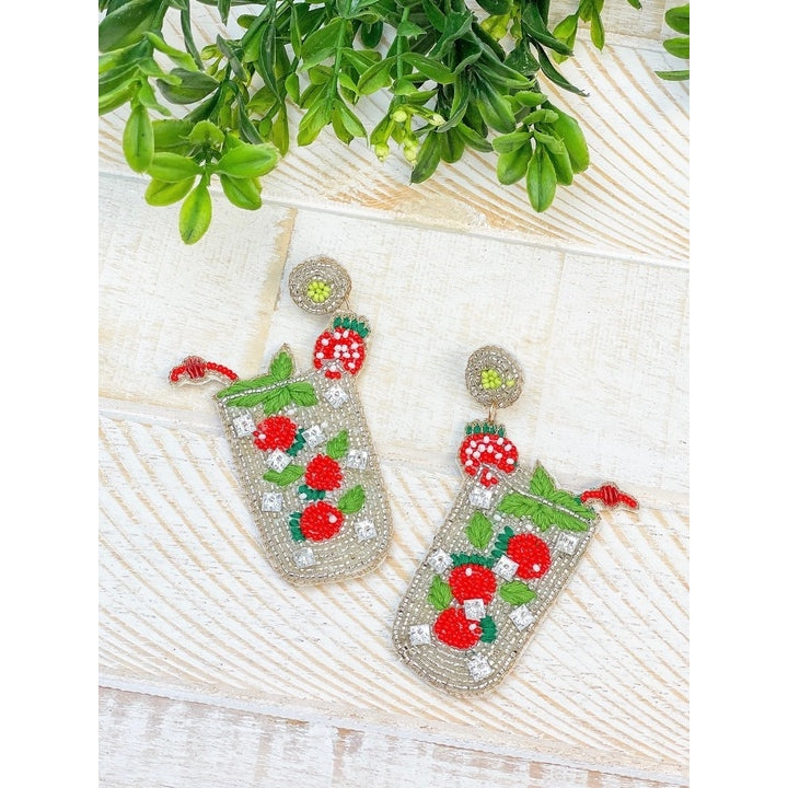 Strawberry Daiquiri Earrings